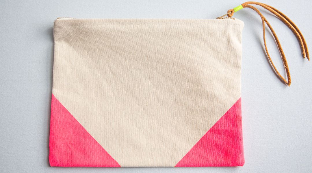 Sew a Canvas Clutch