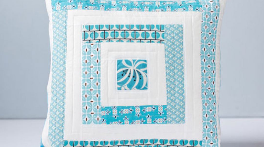 Log Cabin Quilting: Block-making Basics and Sewing a Pillow