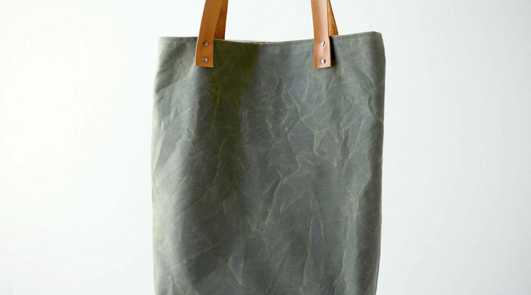 Sew a Waxed Canvas Tote Bag by Fancy Tiger - Creativebug