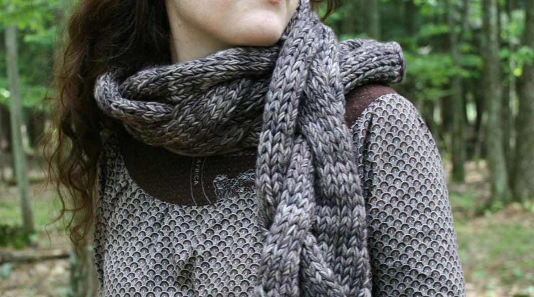 Gigantic Cable Scarf