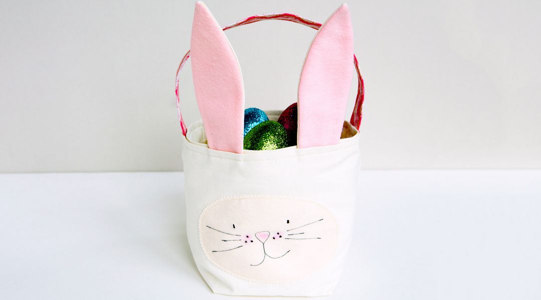 Sew an Easter Bunny Basket