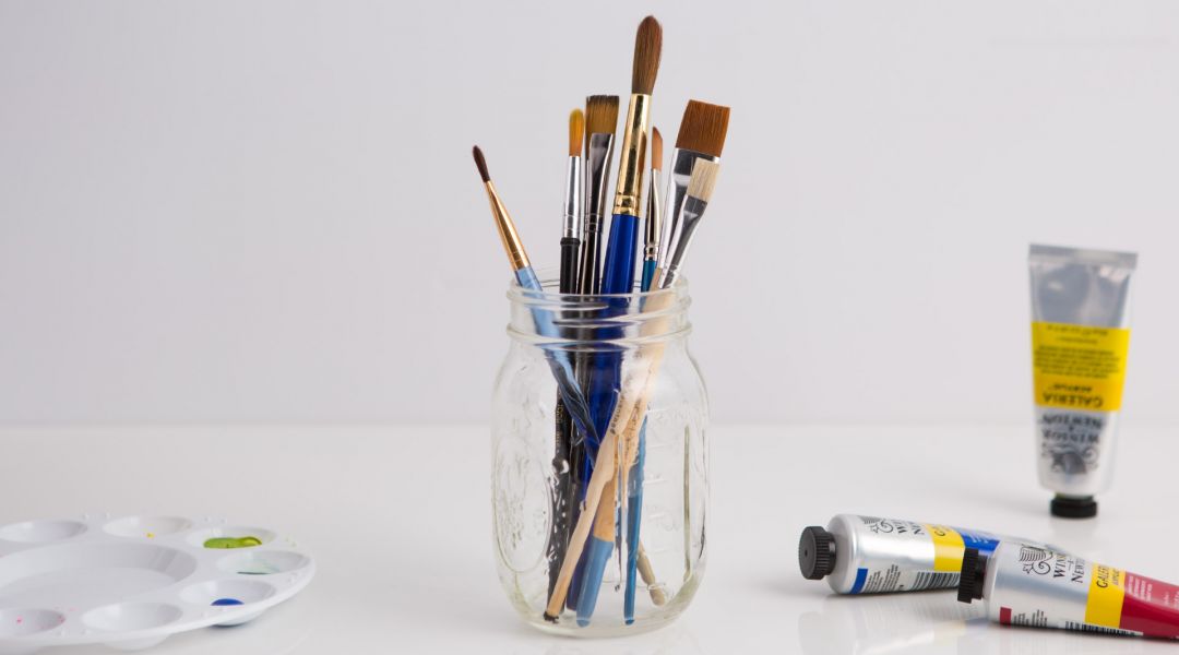 How to Clean Acrylic Paint Brushes 