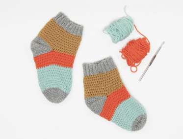 Toe-Up Socks in the Round
