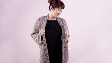 Super Slouch Crocheted Cardigan