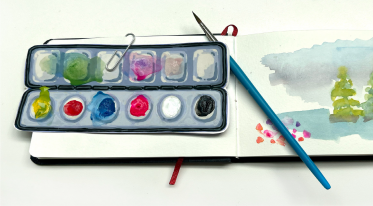 Paper Travel Paint Box