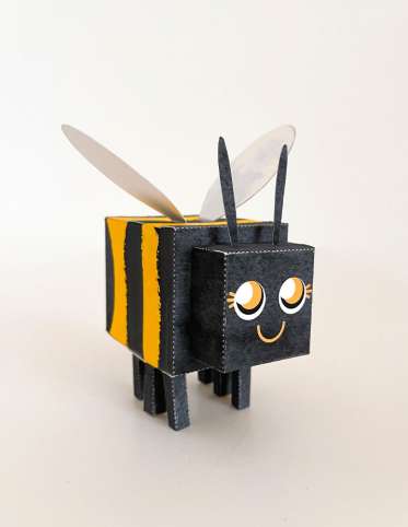 Make a 3D Paper Bee