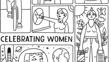 Celebrating Women Coloring Page