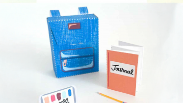 Mini Backpack and School Supplies