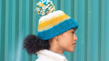 Dappled Shades Knit Hat