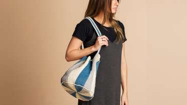 Pinwheel Bottom Crochet Bag