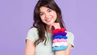 Bright Spot Knit Scrunchie