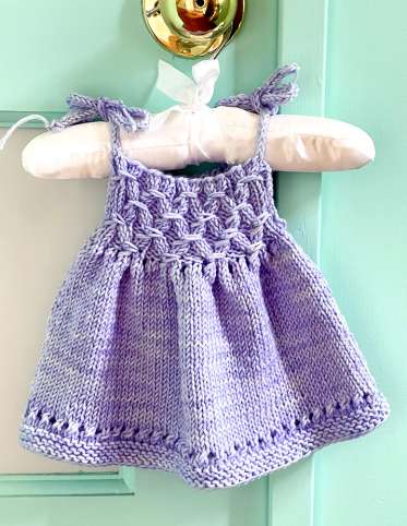 Sunny Smocked Knit Baby Dress