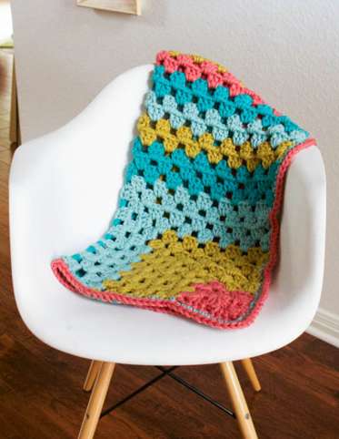 Super Bulky Crochet Baby Blanket