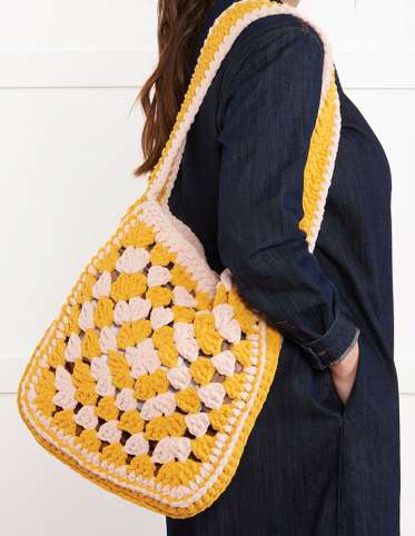 Crochet Granny Tote Bag