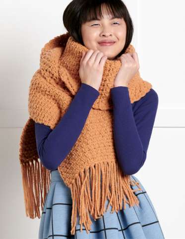 Cozy Wraps Crochet Scarf