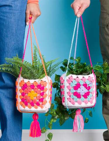 Crochet Granny's Hanging Garden