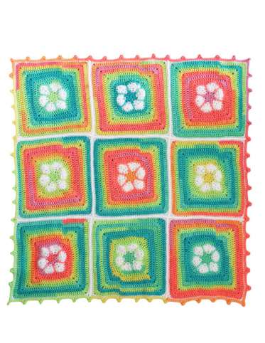 Stitch in Season Flower Crochet Blanket