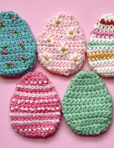 Reusable Crocheted Easter Eggs