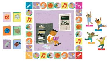 Library Dash Game Printable