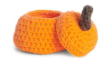 Crochet Pumpkin Jar
