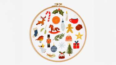 Embroidered Advent Calendar