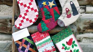 Holiday Hangups Quilted Stocking