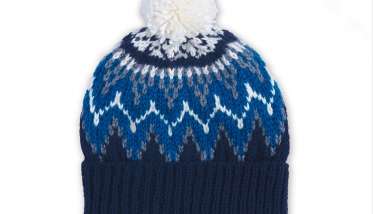 Knit Adult Fair Isle Hat