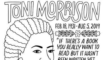 Toni Morrison Coloring Page