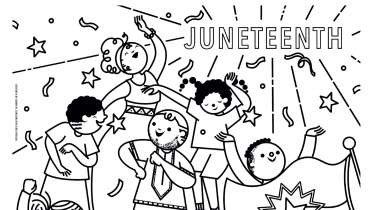 Commemorate Juneteenth Coloring Page