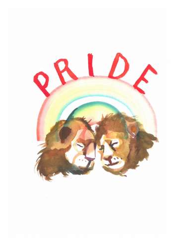 Hand-Painted PRIDE Posters