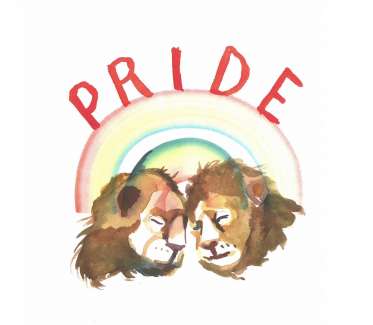 Hand-Painted PRIDE Posters