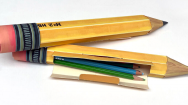 3D Paper Pencil Box