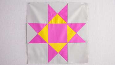 Heather's Half Square Triangle Quilt
