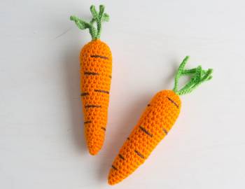 Crocheted Carrot