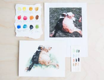 Painting Watercolor Pet Portraits