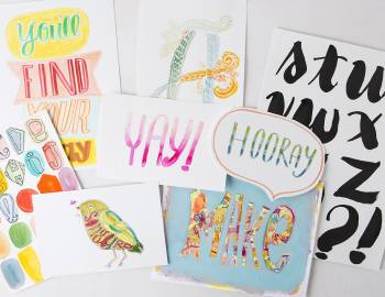 Daily Lettering Challenge: 31 Creative Lettering Ideas with Pam Garrison