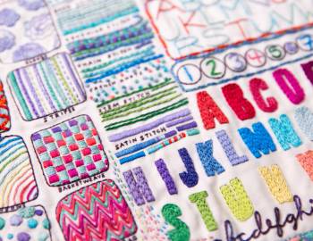 Schoolhouse Sampler: A Daily Embroidery Practice