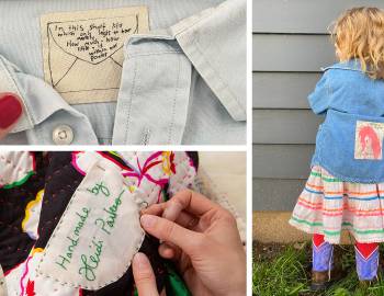 Crafting Together: Handmade Labels with Heidi and Faith