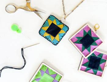 Crafting Together: Quilted Runway Accessories with Sadie and Meg