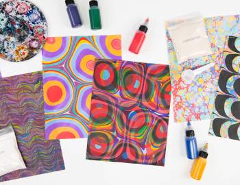 Overmarbling on Paper