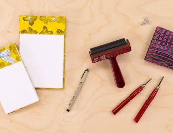 Make a Block Printed Notepad
