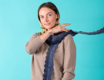 One Skein Crochet Scarf