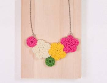 Crochet Flower Jewelry