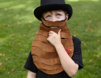 Last-Minute Halloween Costume: Felt Beards