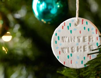 Make Paper Clay Christmas Ornaments