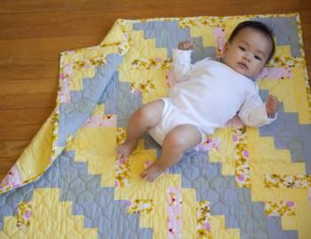 Log Cabin Quilting: Block-setting Basics and Sewing a Baby Quilt