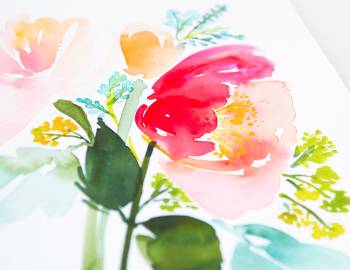 Intermediate Watercolor: Painting Florals
