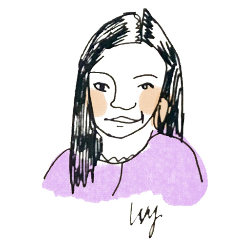 Illustrated portrait of Ivy Olson