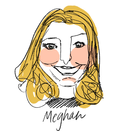 Illustrated portrait of Meghan Haddad-Null