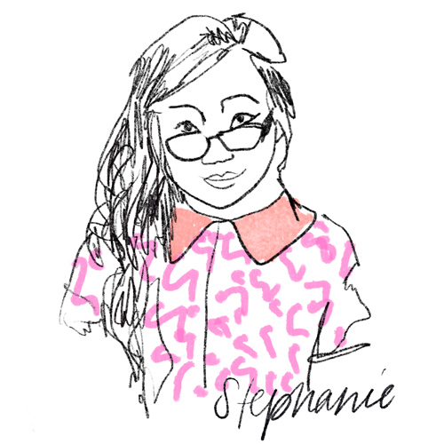 Illustrated portrait of Stephanie Lee